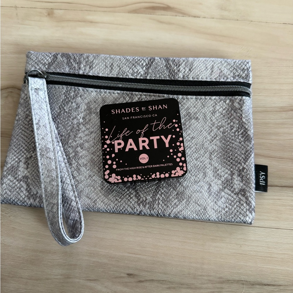 Shades by Shan Life of the Party Eyeshadow Palette and bag